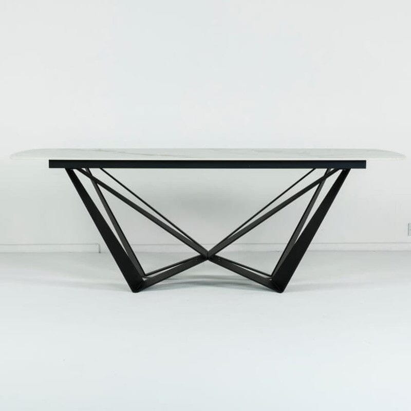 Marvel Ceramic Fixed Top Dining Table Dining Table Marvel