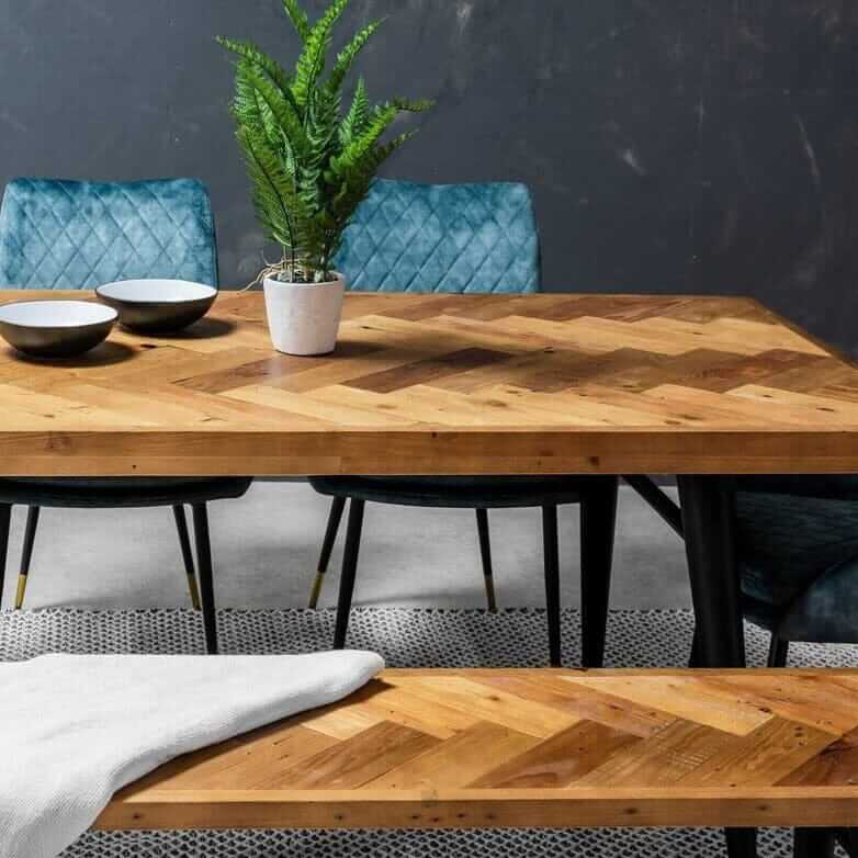 Mode Reclaimed Wood Bench Dining Bench Mode