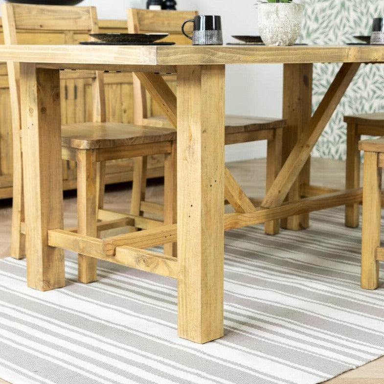 Salisbury 1.8m Fixed Top Dining Table Dining Table Salisbury