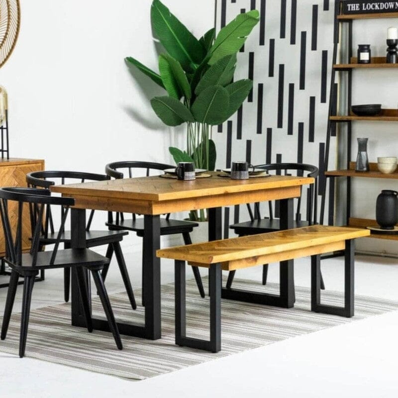 Tulsa 135cm Fixed Top Dining Table Dining Table Tulsa