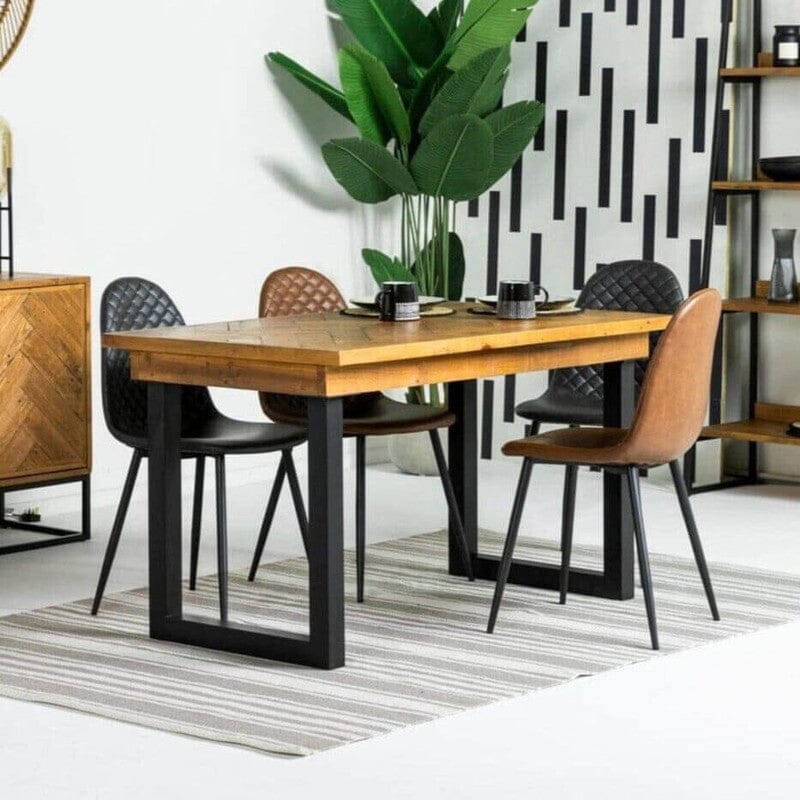 Tulsa 135cm Fixed Top Dining Table Dining Table Tulsa