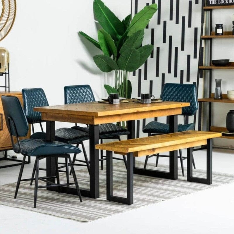 Tulsa 135cm Fixed Top Dining Table Dining Table Tulsa