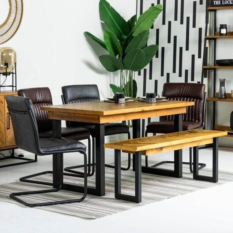 Tulsa 135cm Fixed Top Dining Table Dining Table Tulsa