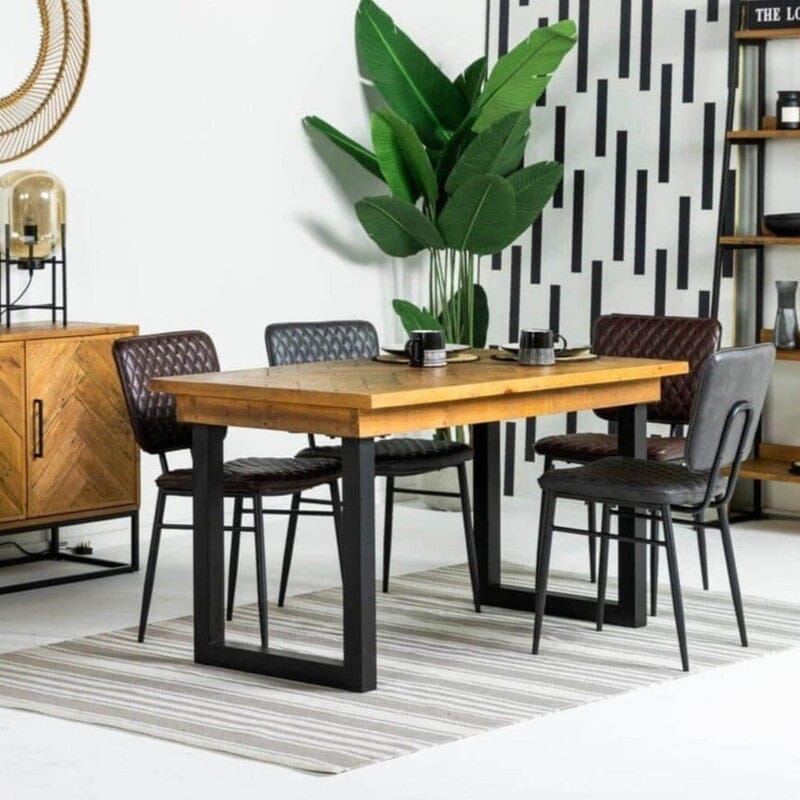 Tulsa 135cm Fixed Top Dining Table Dining Table Tulsa