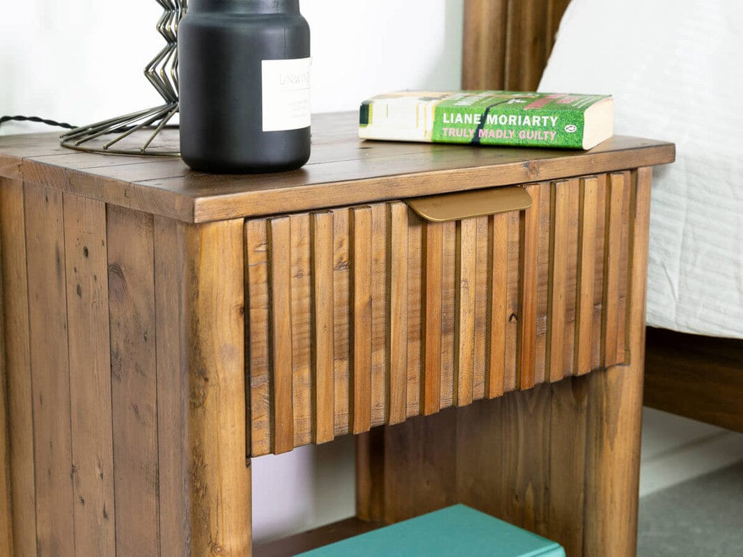 Cairo 1 Drawer Bedside Table