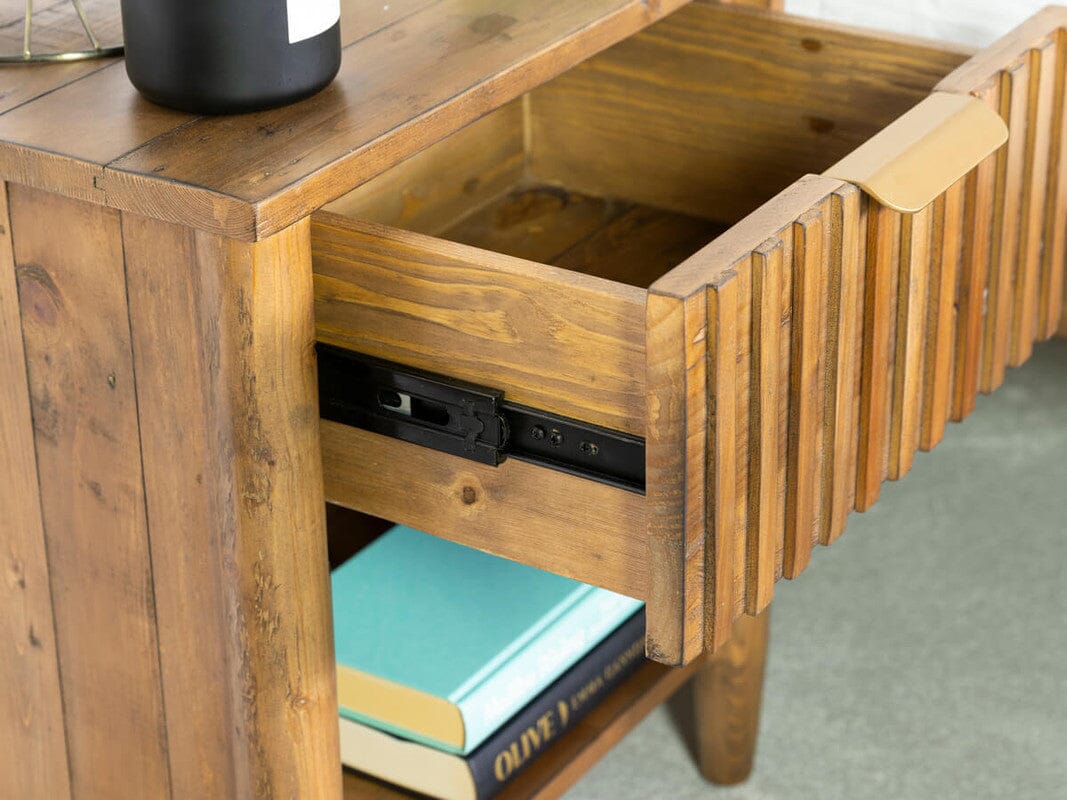 Cairo 1 Drawer Bedside Table