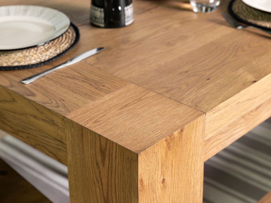 Lincoln 220CM Fixed Top Dining Table