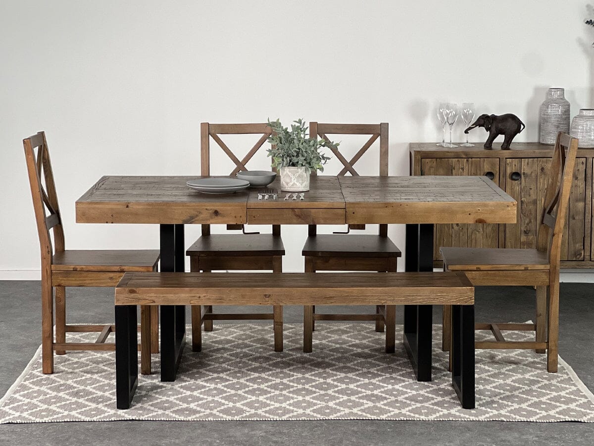 Brooklyn Extendable Dining Table (140cm - 180cm) & Brooklyn Dining Chairs Package Deal Package Deal FW Homestores