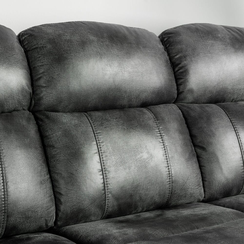 Lakeland 3 Seater Leather Recliner Sofa Recliner Lakeland