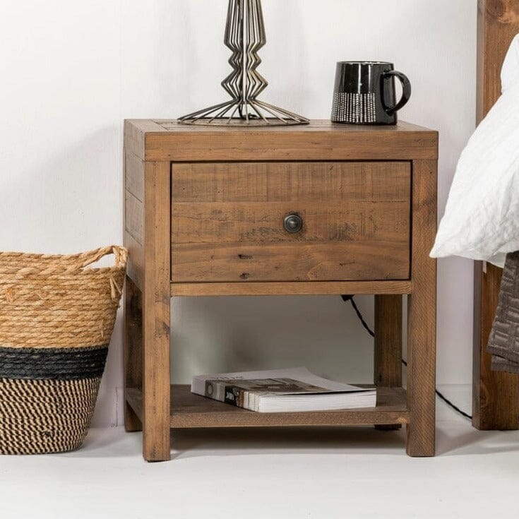 Montreal 1 Drawer Bedside Table Bedside Table Montreal