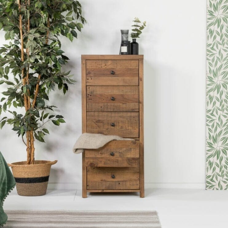 Montreal 5 Drawer Tall Chest Chest of Drawers Montreal