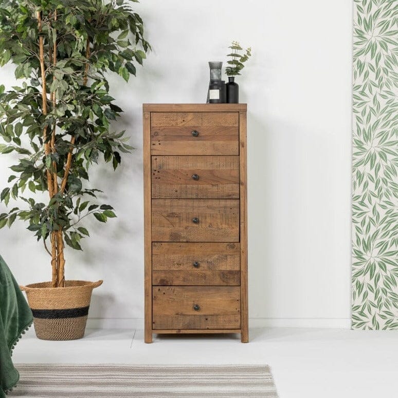 Montreal 5 Drawer Tall Chest Chest of Drawers Montreal