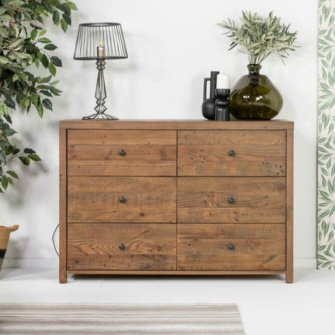 Montreal 6 Drawer Wide Chest Chest of Drawers Montreal