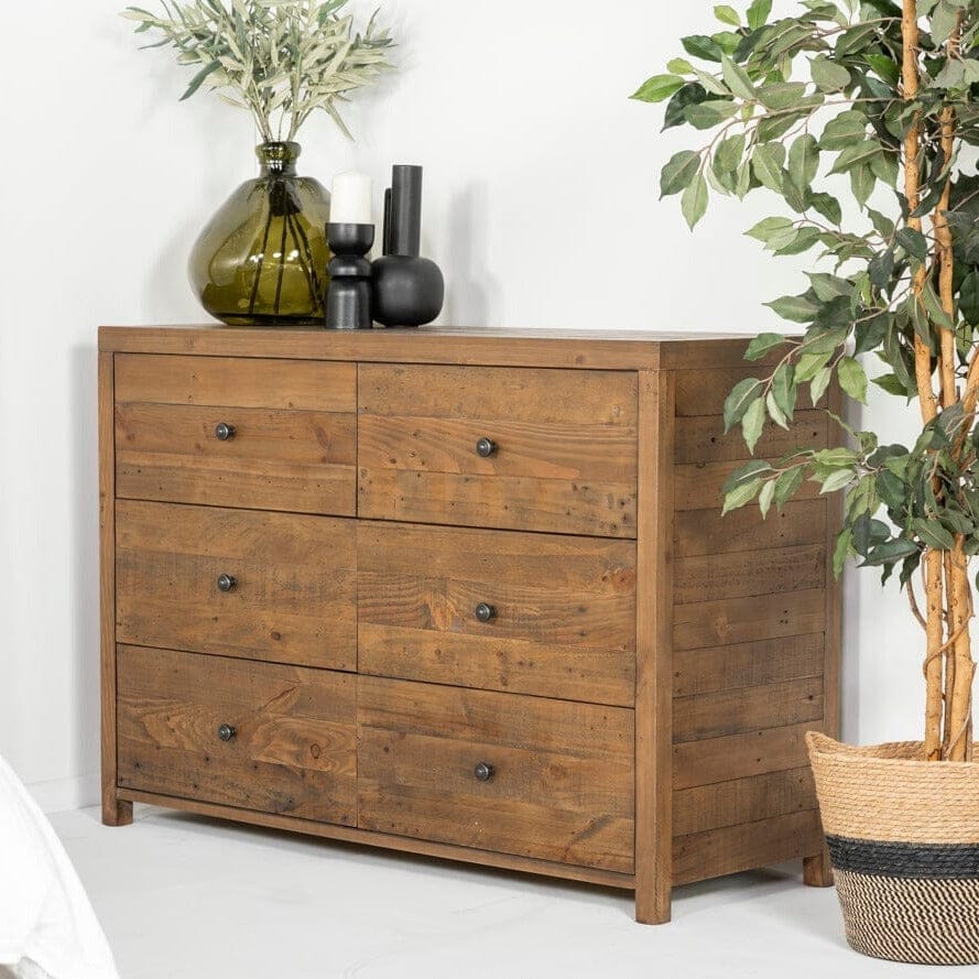 Montreal 6 Drawer Wide Chest Chest of Drawers Montreal