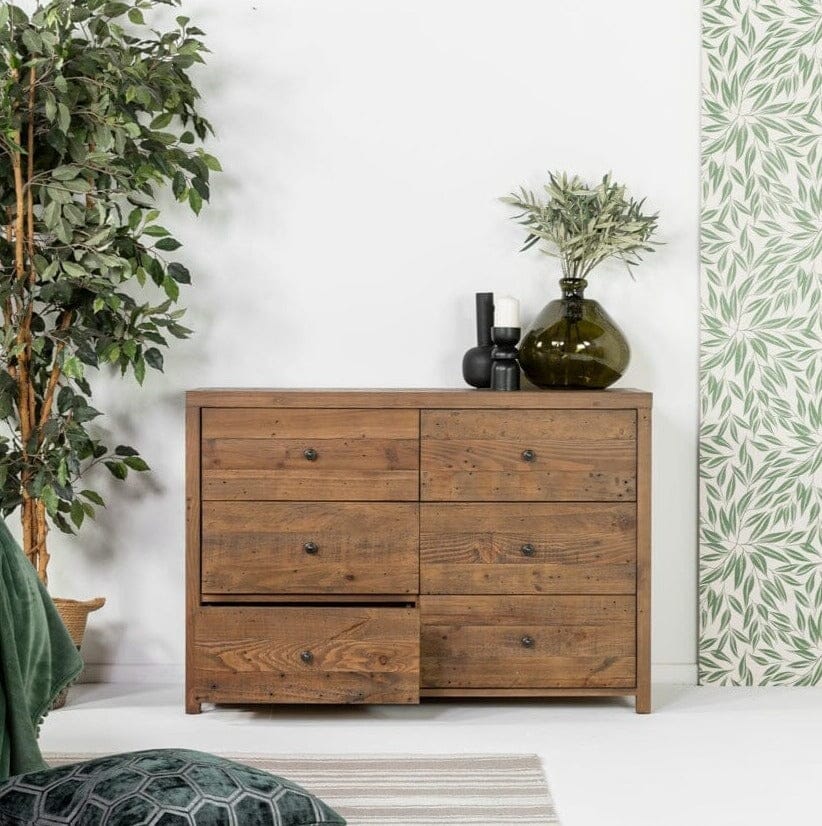 Montreal 6 Drawer Wide Chest Chest of Drawers Montreal