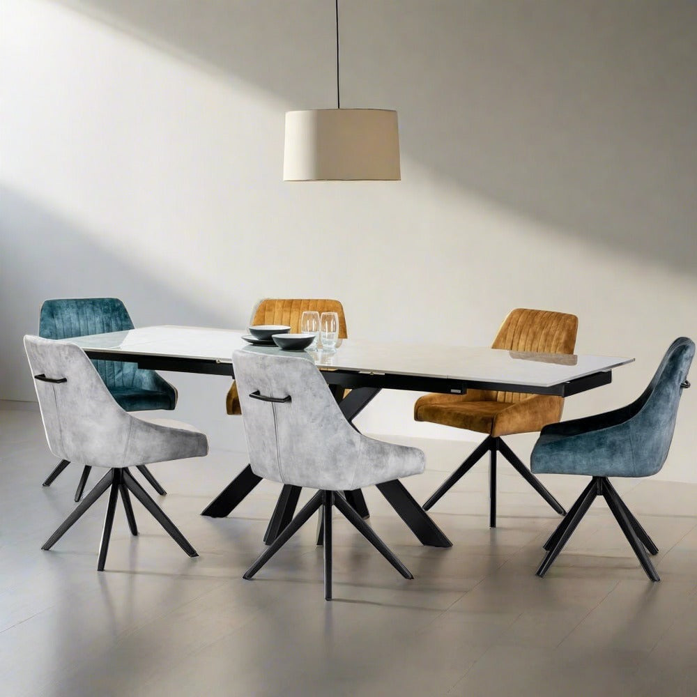 Olympia Ceramic Extendable Dining Table (160cm-240cm) Dining Table Olympia