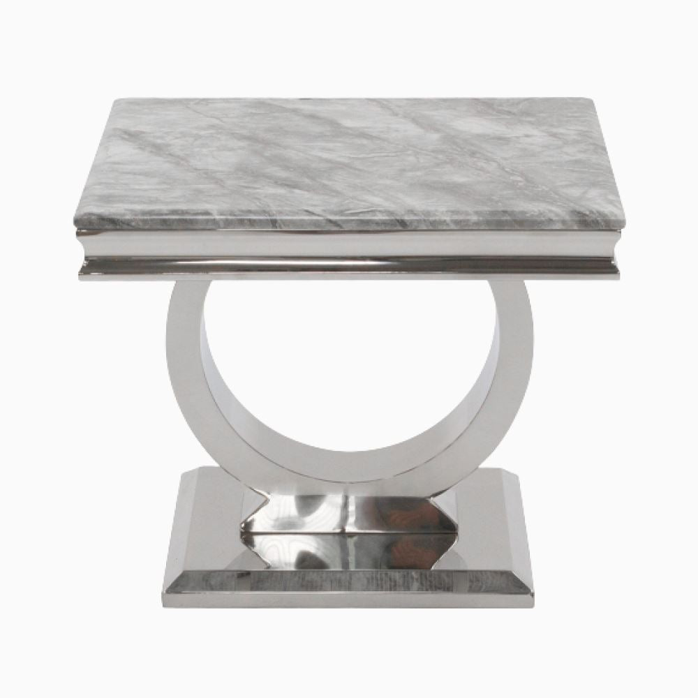 Rhianna Lamp Table Grey Lamp Table Rhianna