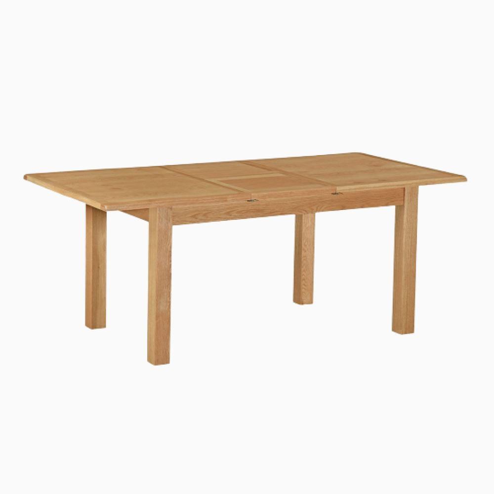 Surrey Oak 120-150cm Extending Table Extendable Dining Table Surrey