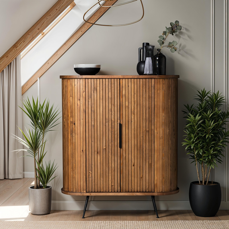 Dakota tall display cabinet