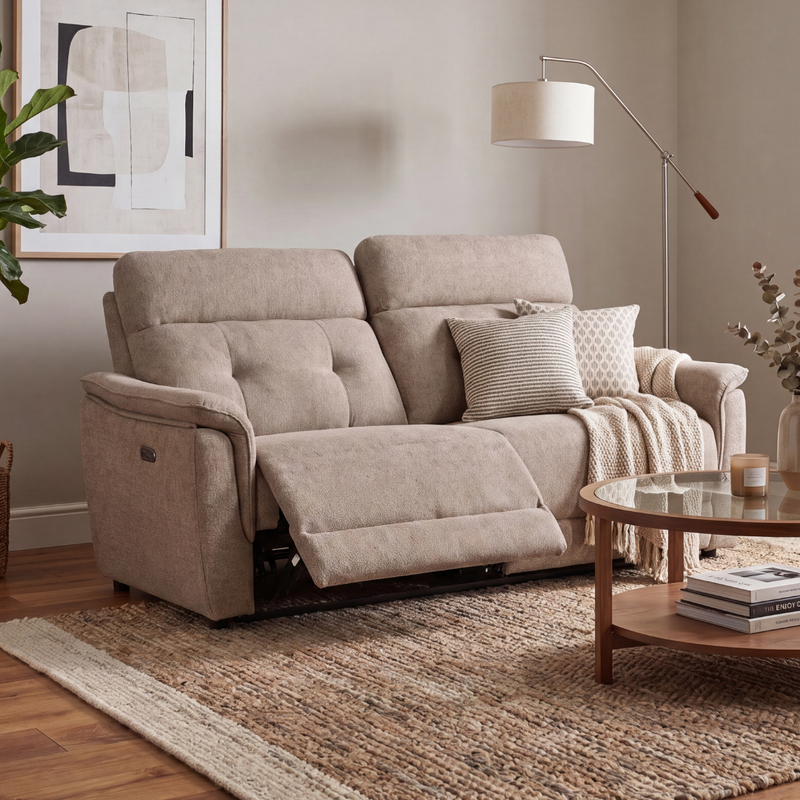 Maximo 3 Seater Power Recliner With Headrest Tilt