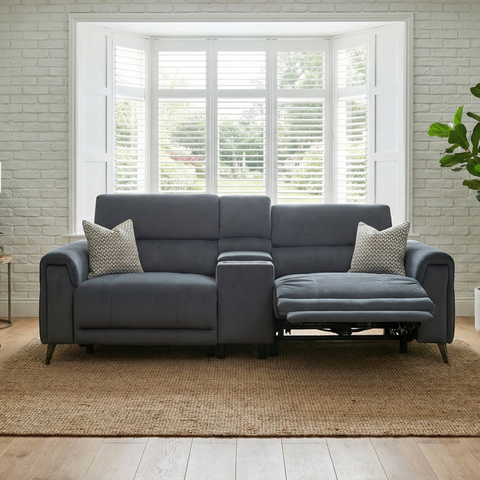 Optima 3 Seater Recliner Power Headrest Tilt With Sofa Screen