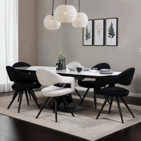 Denver Ceramic Extendable Dining Table (180cm-260cm)