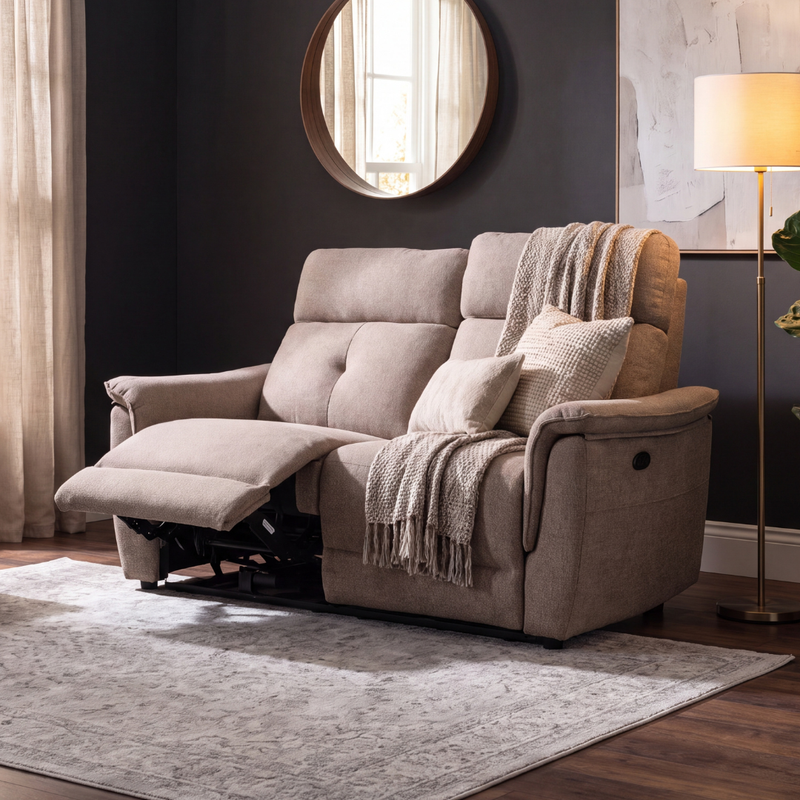 Maximo 2 Seater Power Recliner With Headrest Tilt