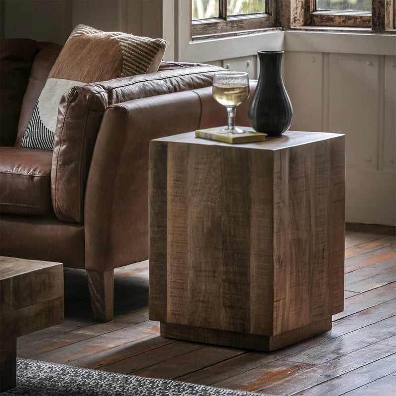 Dakota natural side table