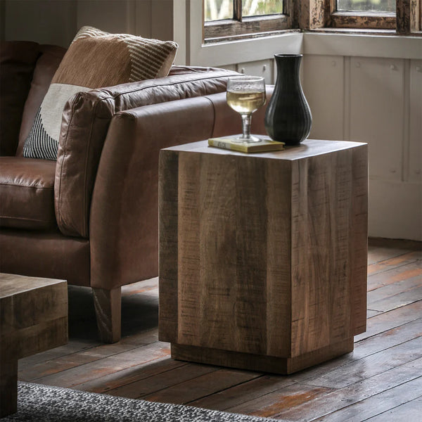 D-BODHI - SIDE TABLE / 40×40×52 Dino Side Table