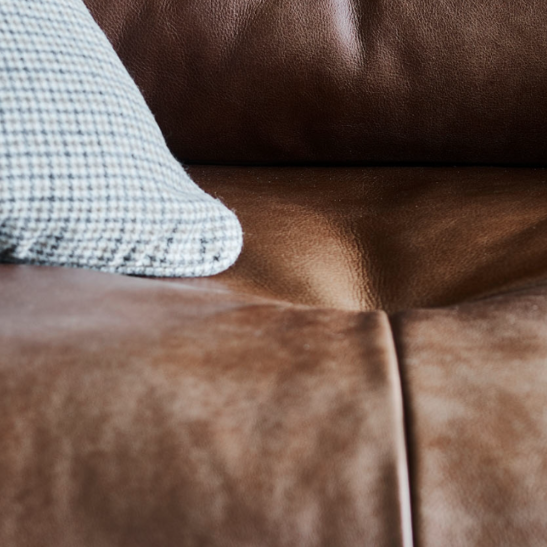Alexander & James Bailey Leather 5 Seater Corner Sofa