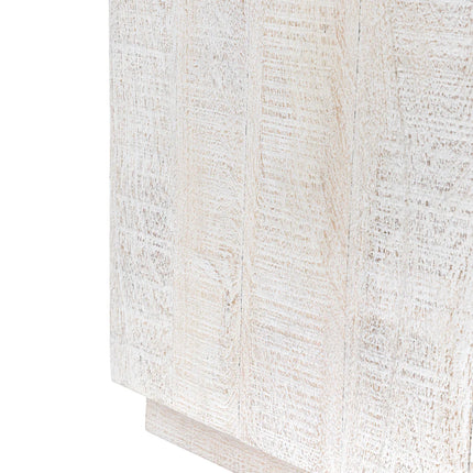 Dakota Whitewash Side Table