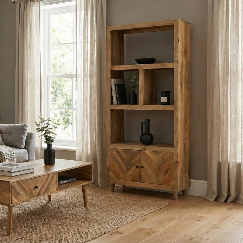 Nautilus 2 Door Bookcase