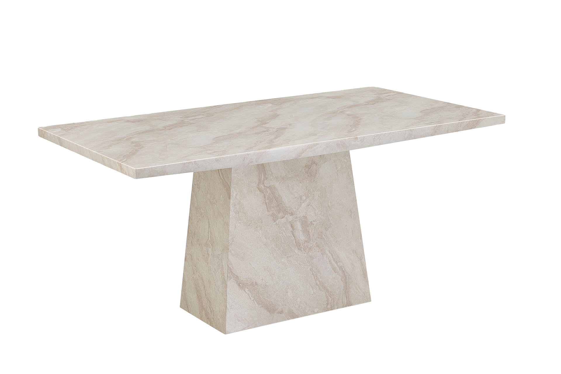 Alpus Marble 160cm Fixed Top Dining Table
