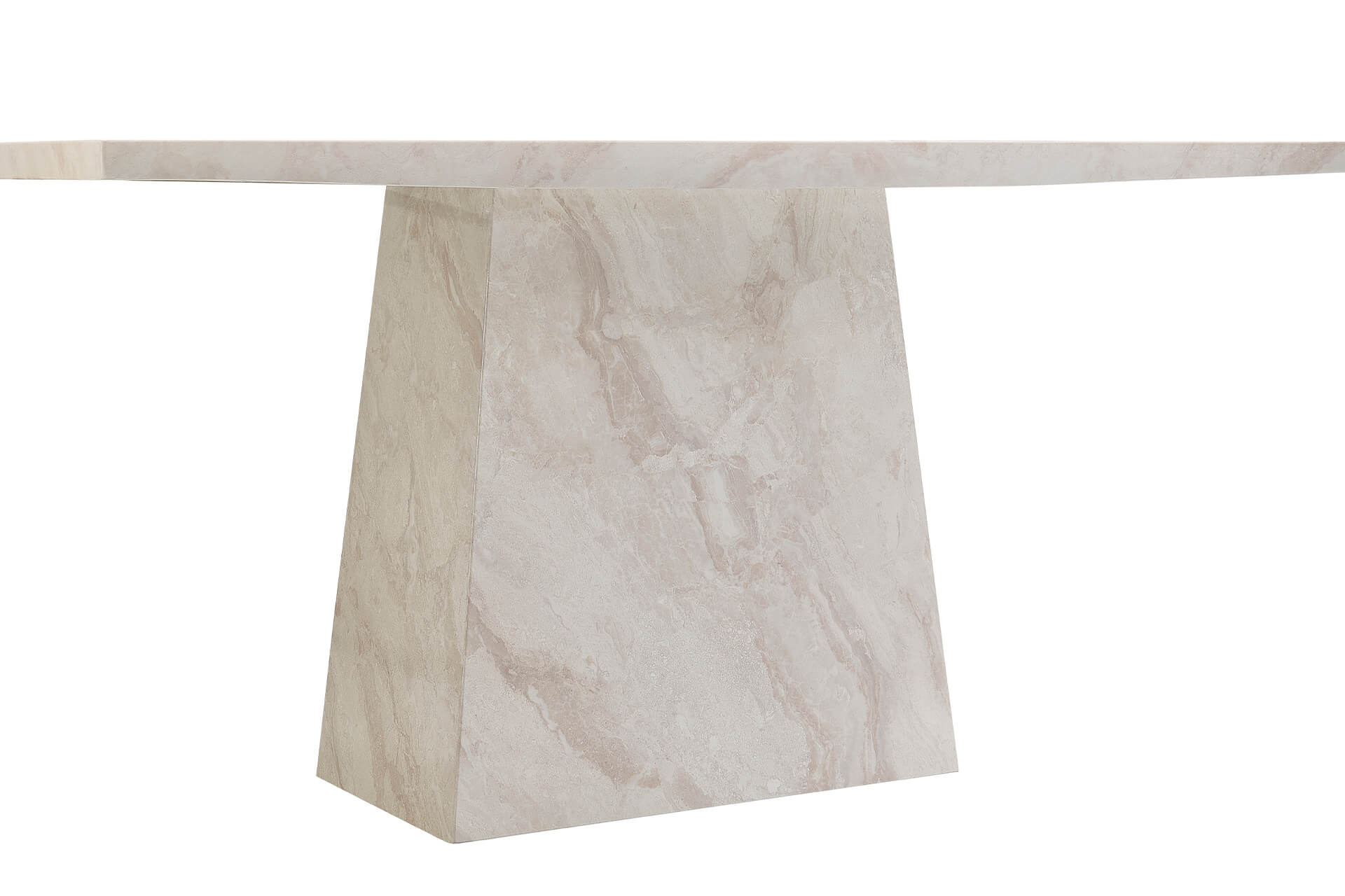 Alpus Marble 160cm Fixed Top Dining Table