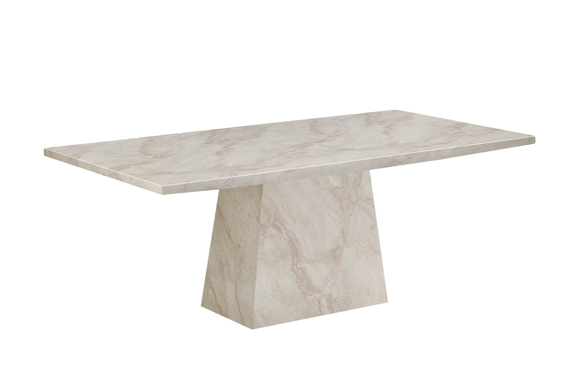 Alpus Marble 2M Fixed Top Dining Table