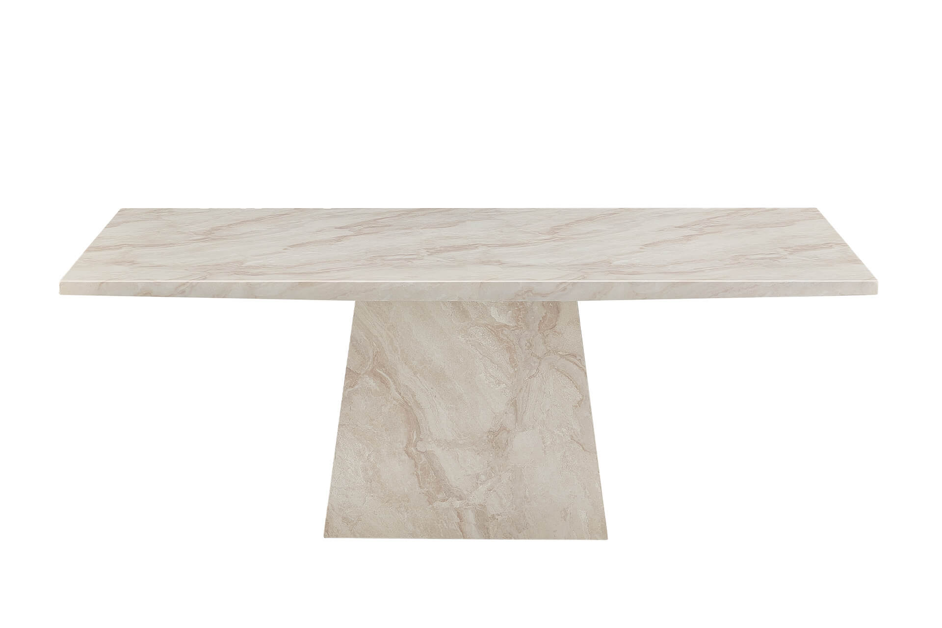 Alpus Marble 2M Fixed Top Dining Table