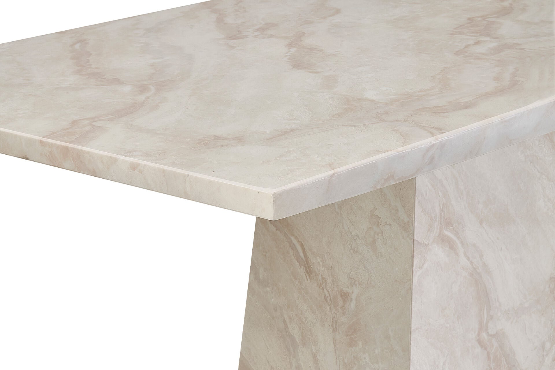 Alpus Marble 2M Fixed Top Dining Table