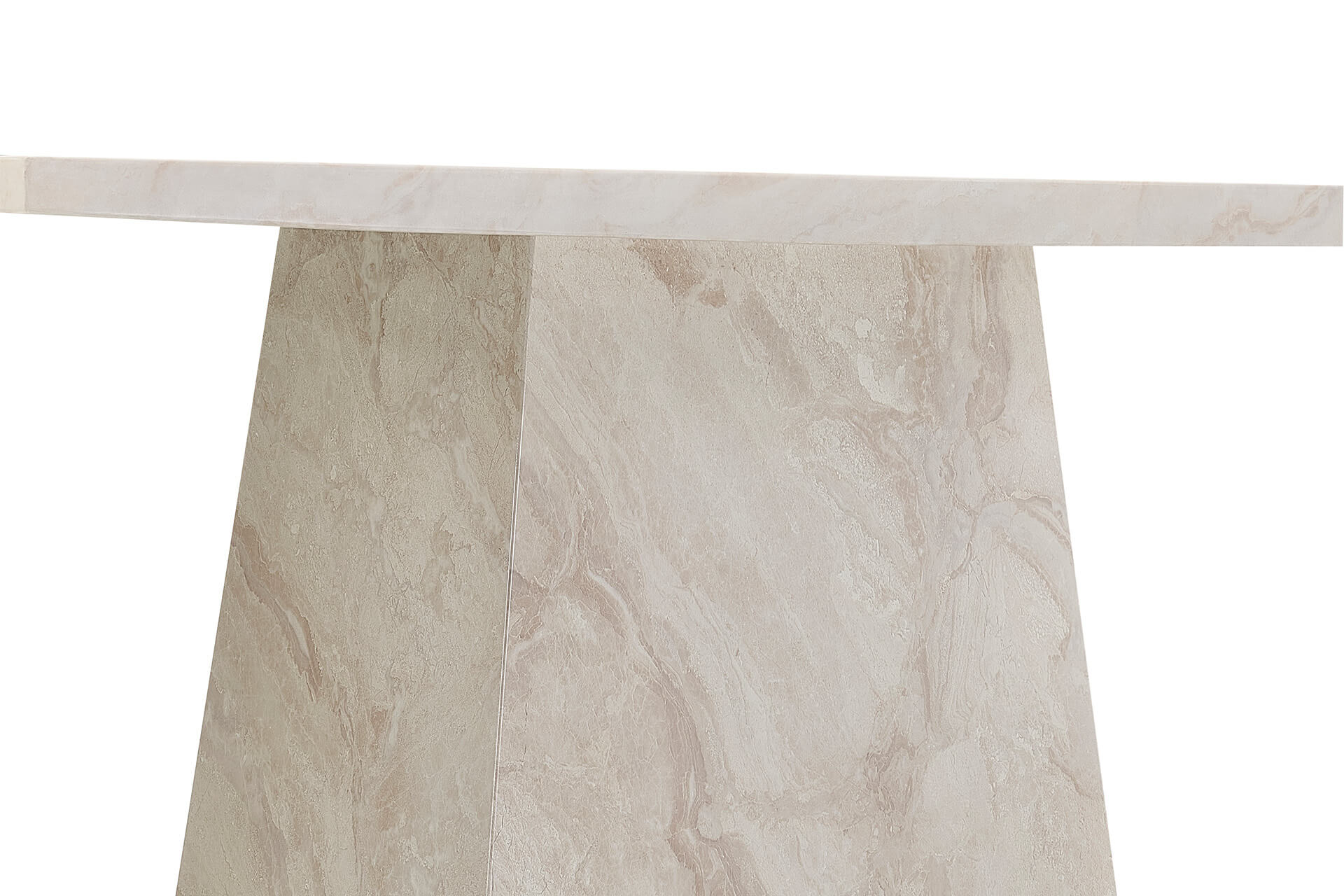 Alpus Marble 2M Fixed Top Dining Table