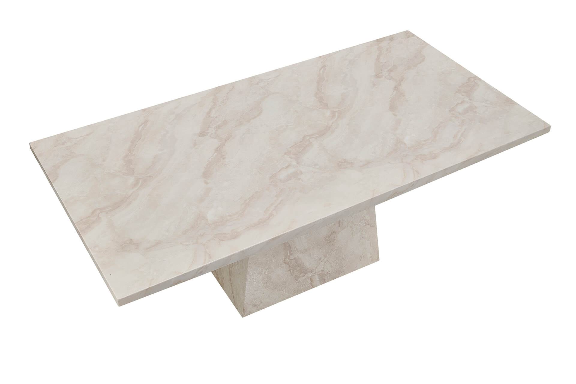 Alpus Marble 2M Fixed Top Dining Table