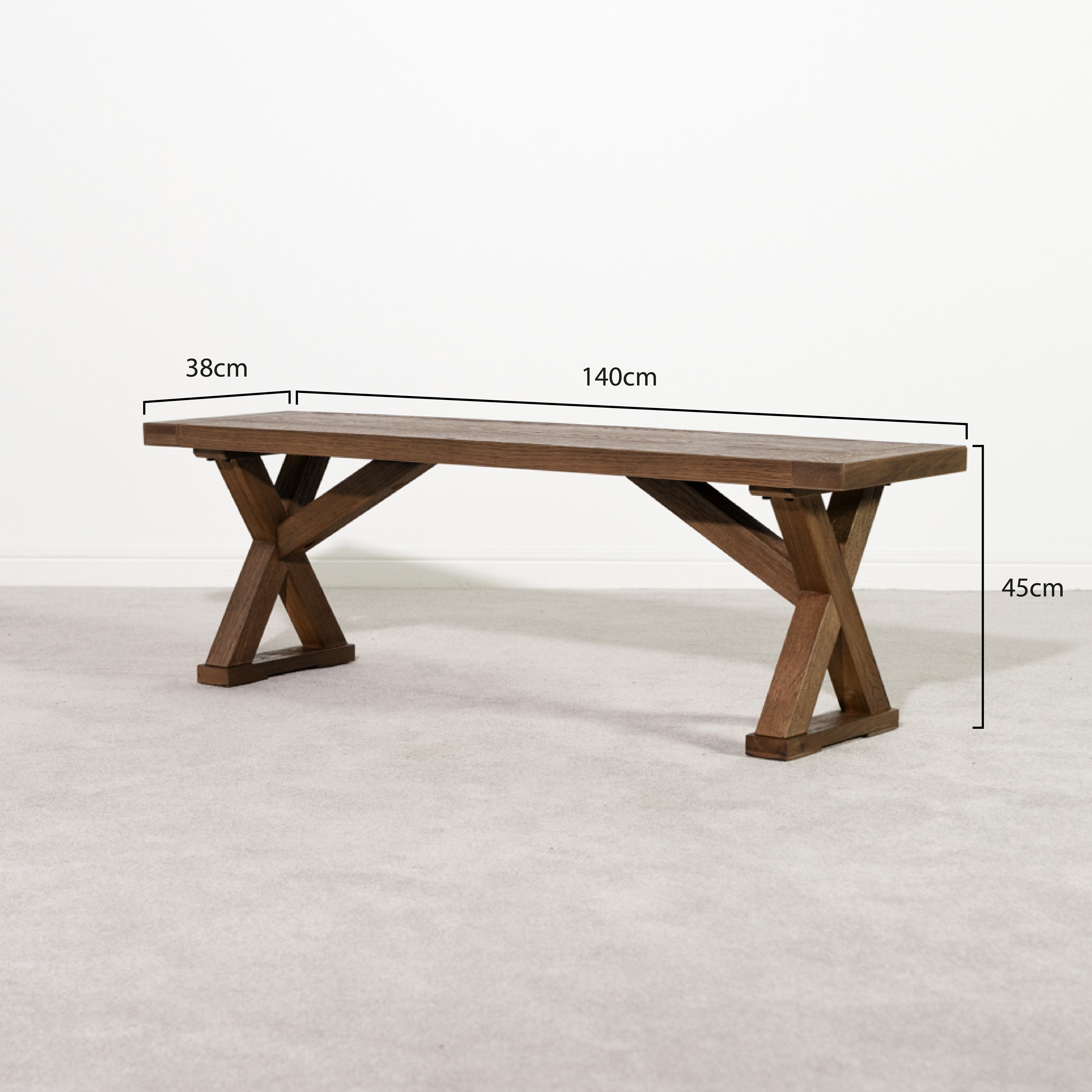 Quebec Oak Dining Bench