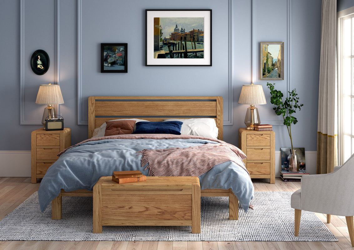 Padstow 3 Drawer Bedside Table