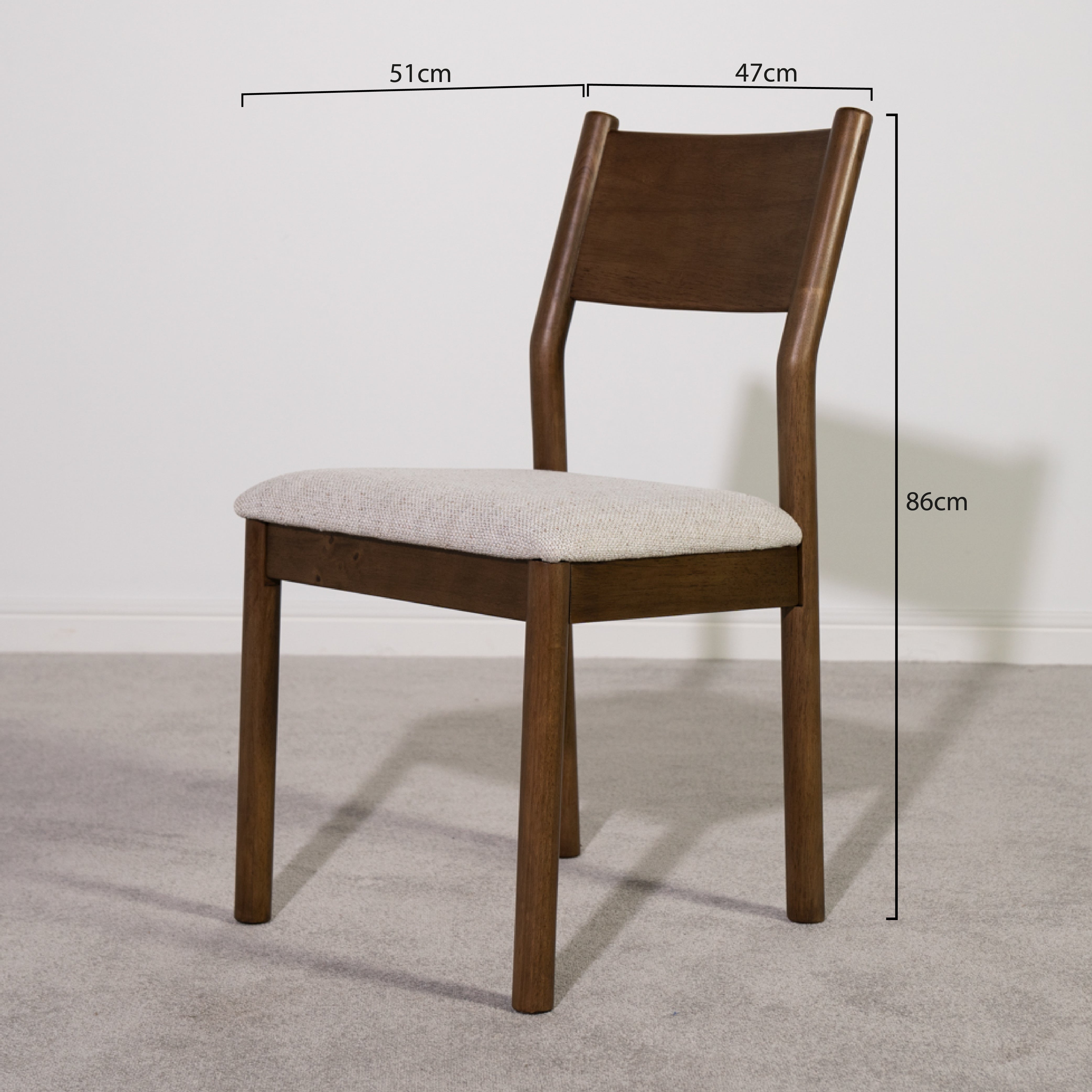 Bristol Oak Dining Chair Set of 2
