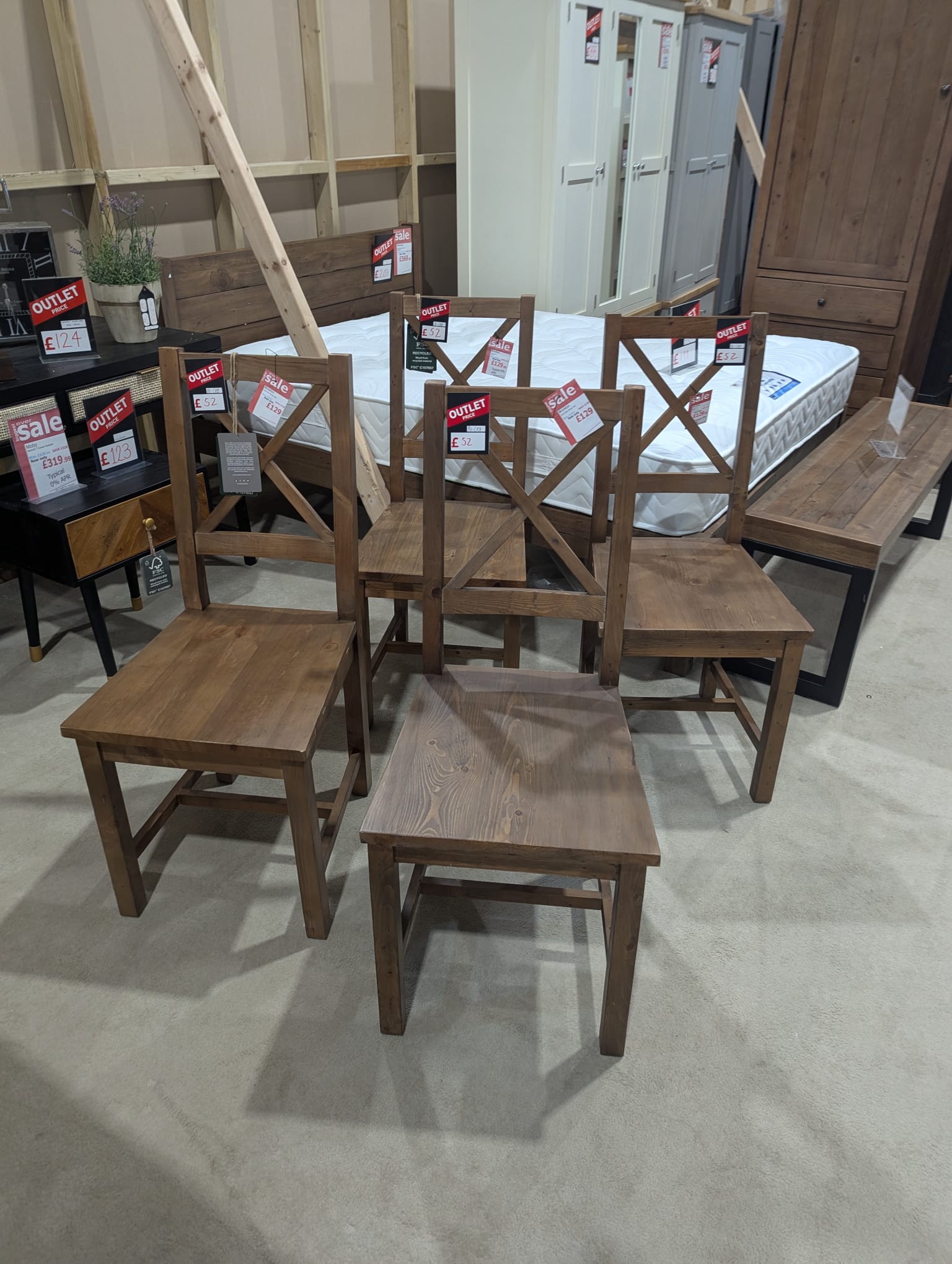 Brooklyn Dining Chair in Cashew (Clearance)