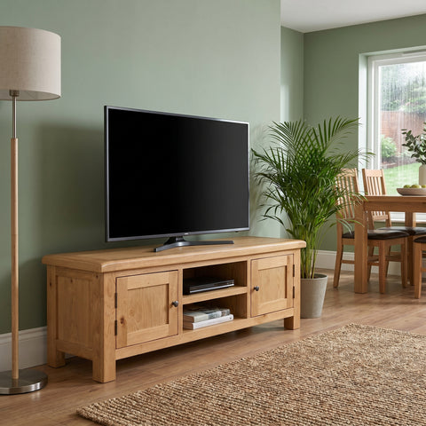 Cheltenham Oak Extra Large TV Unit