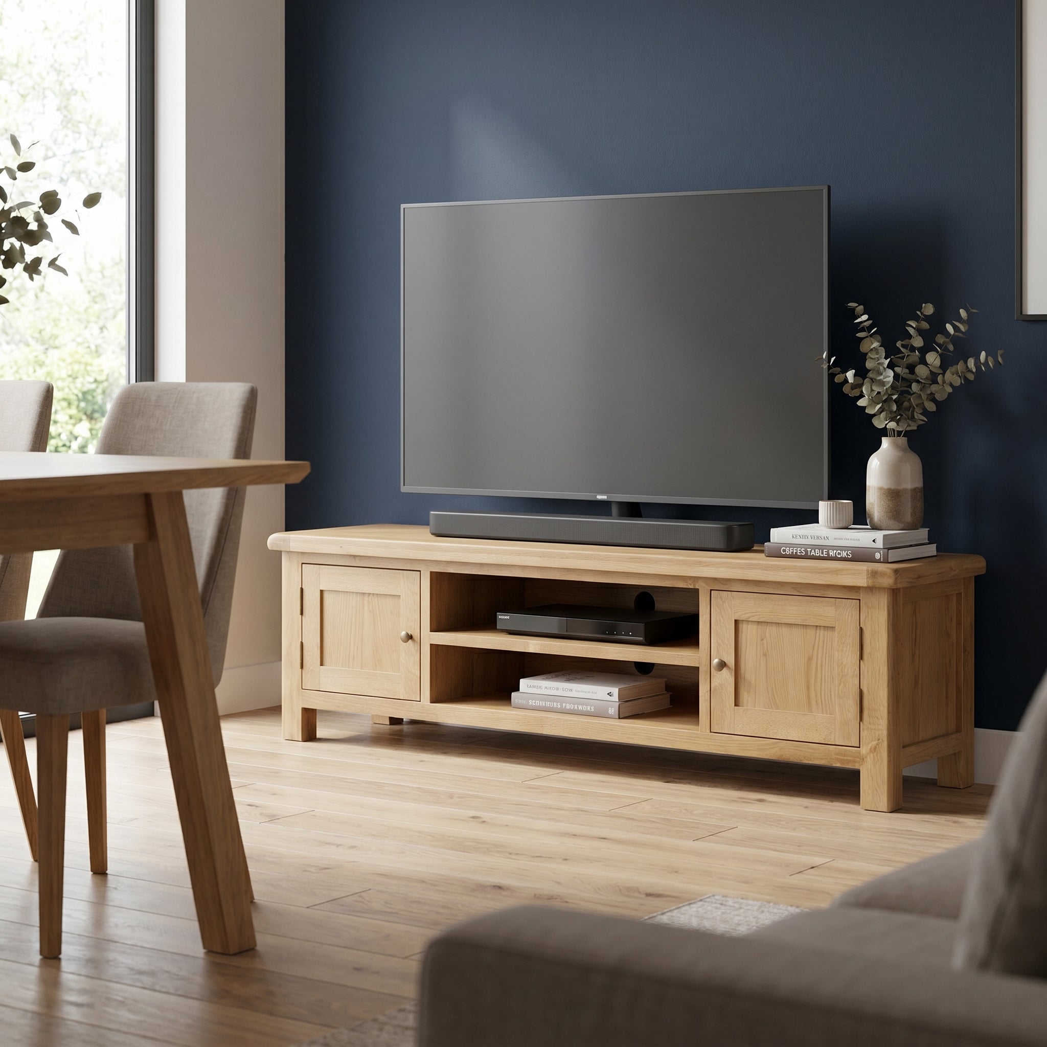 Cheltenham Oak Corner TV Unit