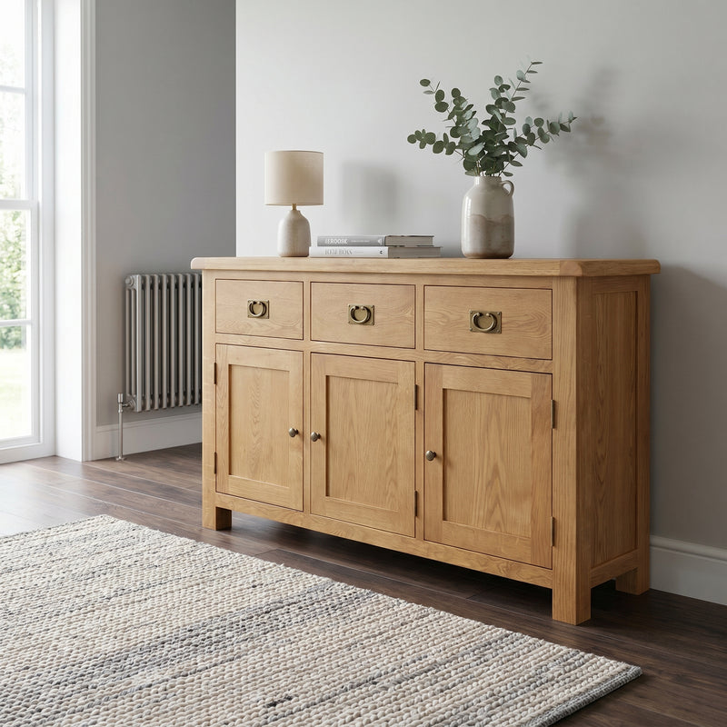 Cheltenham Oak Large Sideboard
