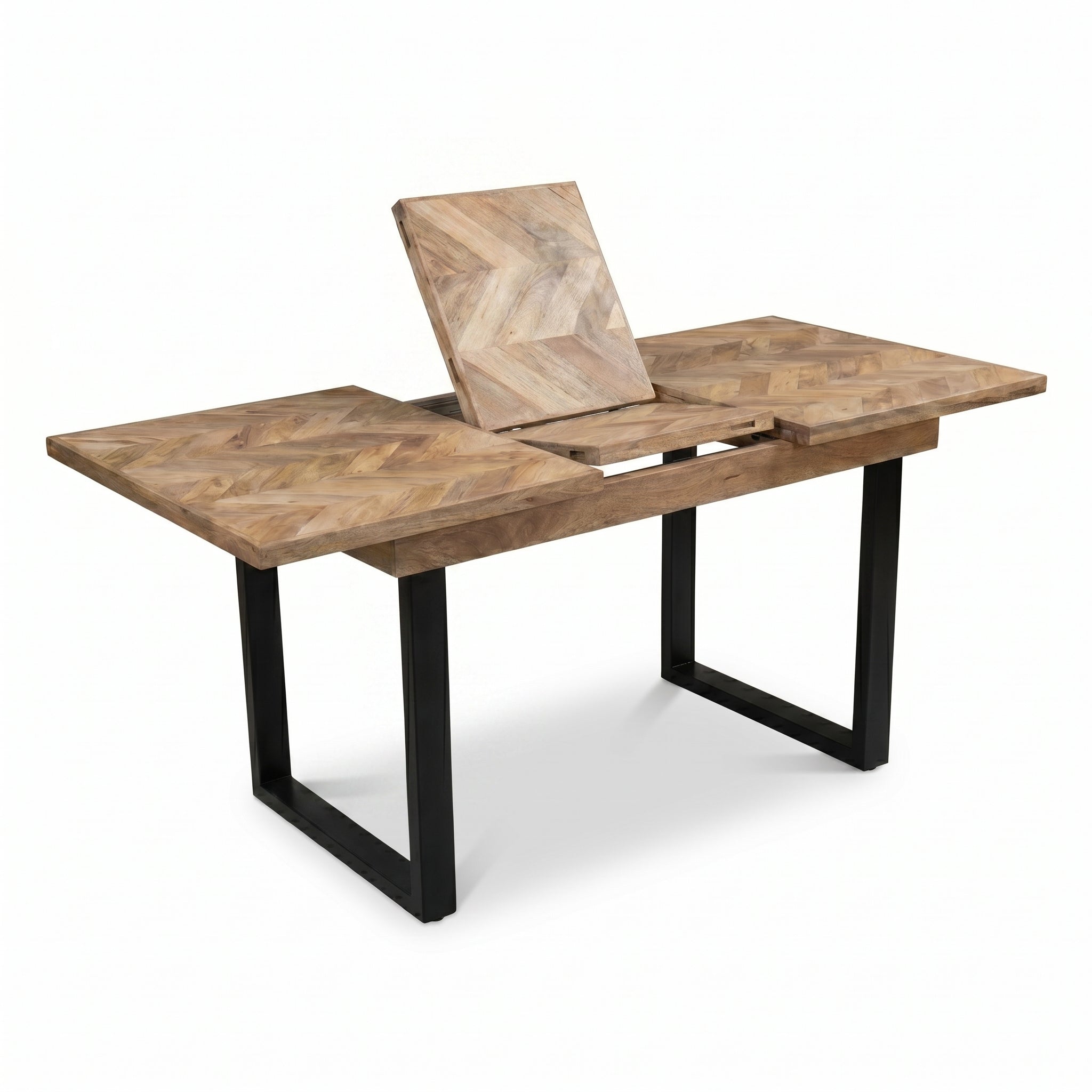 Nautilus Mango Wood Extending Dining Table
