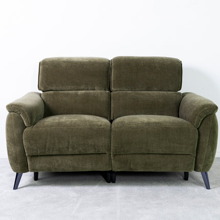 Wesley 2 Seater Power Fabric Recliner Sofa