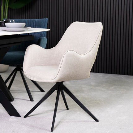 Serena Cream Dining Chair Set Of 2