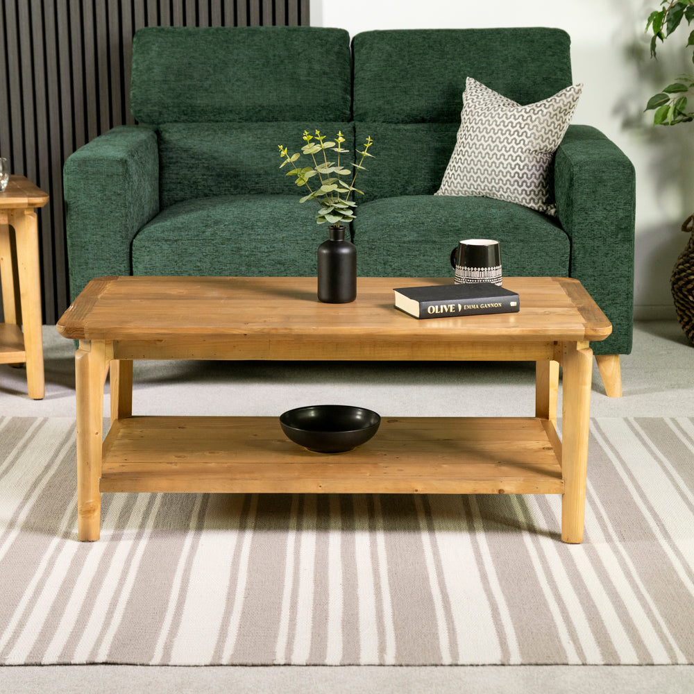Scandi Coffee Table With Shelf